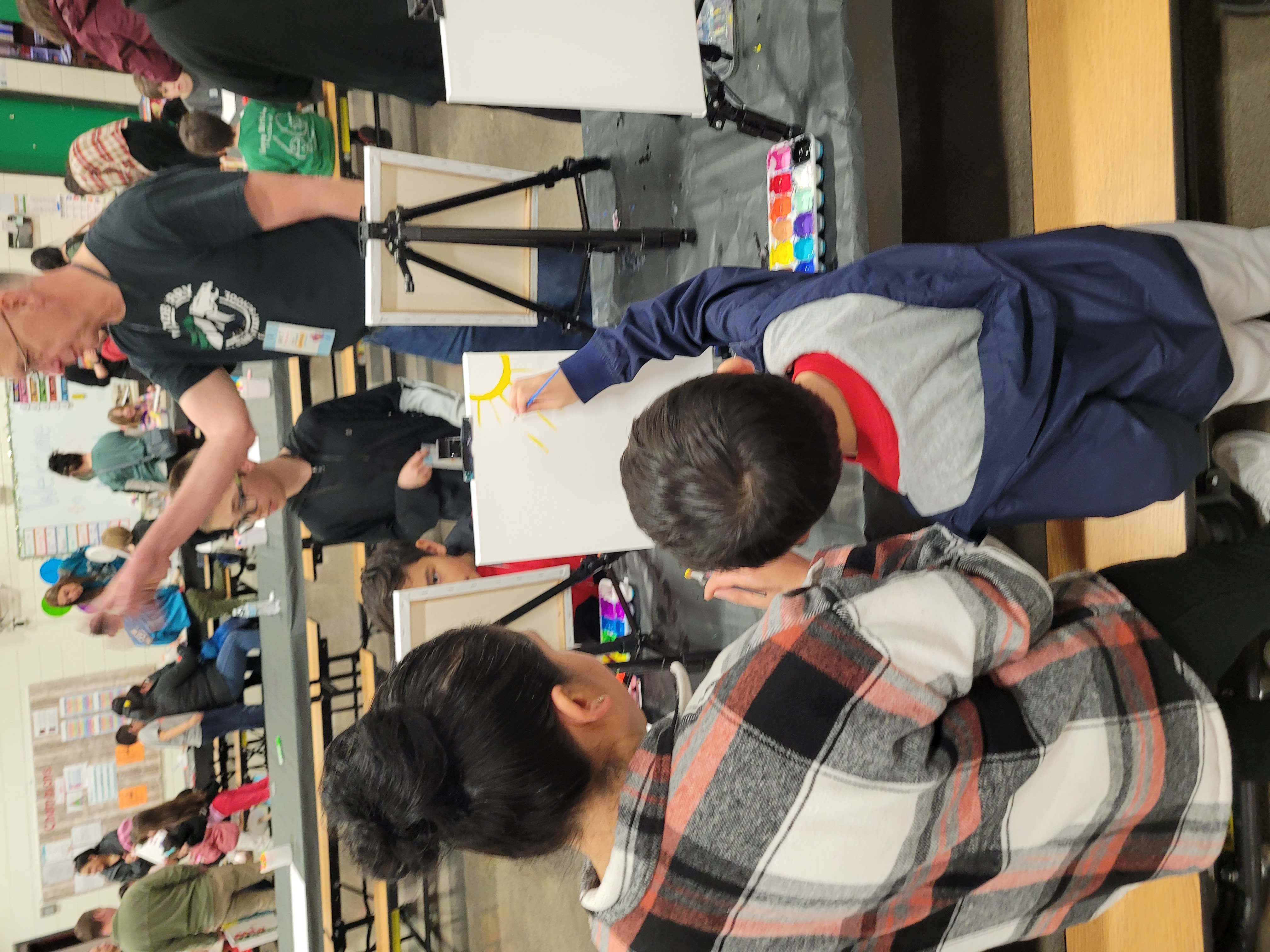 Family Art Night photo 5